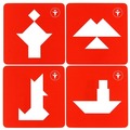 Tangram (Ogień) - łamigłówka Recent Toys - poziom 3/5