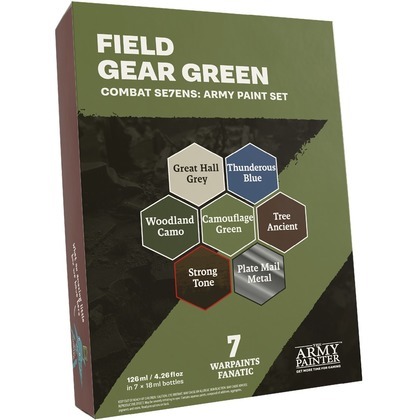 The Army Painter: Combat Se7ens - Field Gear Green