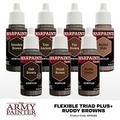 The Army Painter: Flexible Triad PLUS+ - Ruddy Browns