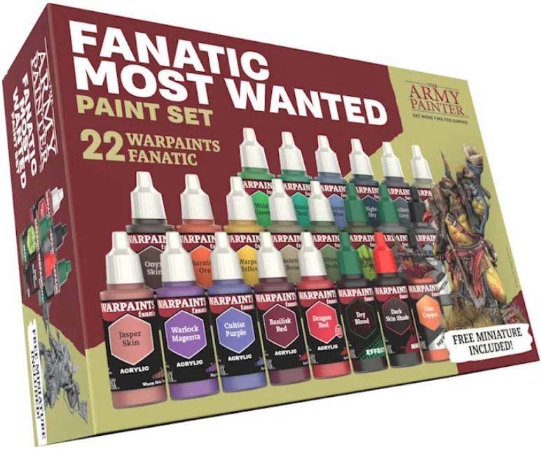 The Army Painter: Warpaints - Fanatic - Most Wanted Paint Set