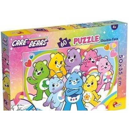 Troskliwe misie puzzle dwustronne 60el