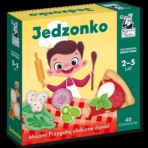 Układanka kreatywna Jedzonko Kapitan Nauka