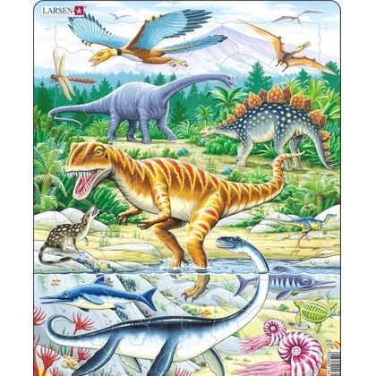 Układanka Larsen Maxi Dinosaurs 35el