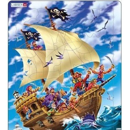 Układanka Larsen Maxi Pirates 30el
