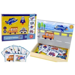 Układanka magnetyczna karty