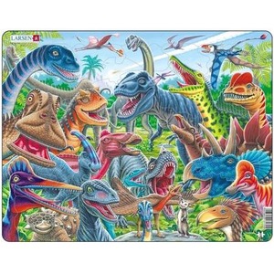Układanka Szczęśliwe dinozaury Maxi