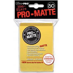 ULTRA-PRO Deck Protector - Pro-Matte Non-Glare Yellow (Żółte) 50 szt.