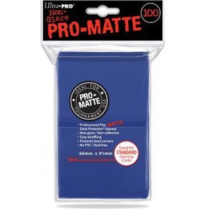 Ultra Pro: Deck Protector Sleeves - Pro-Matte Non-Glare - Blue (Niebieskie)