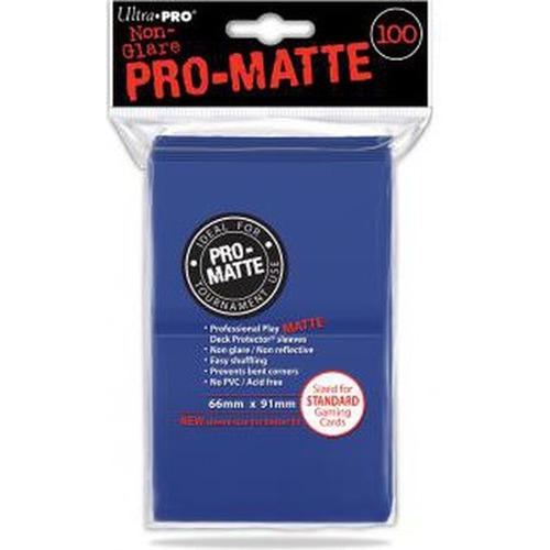 Ultra Pro: Deck Protector Sleeves - Pro-Matte Non-Glare - Blue (Niebieskie)