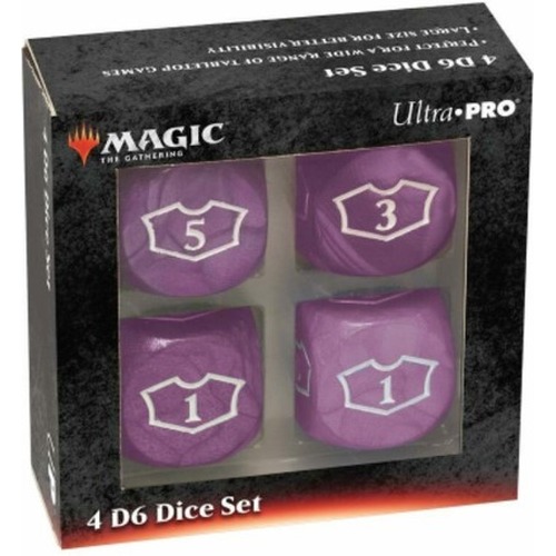 Ultra Pro: Magic the Gathering - Black Mana - 22 mm Deluxe Loyalty Dice Set