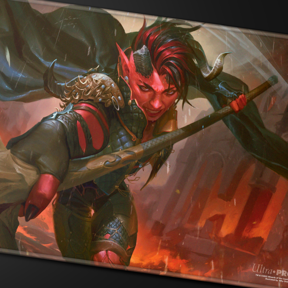Ultra Pro: Magic the Gathering - Commander Series 7 - Stitched Edge Playmat - Karlach, Fury of Avernus