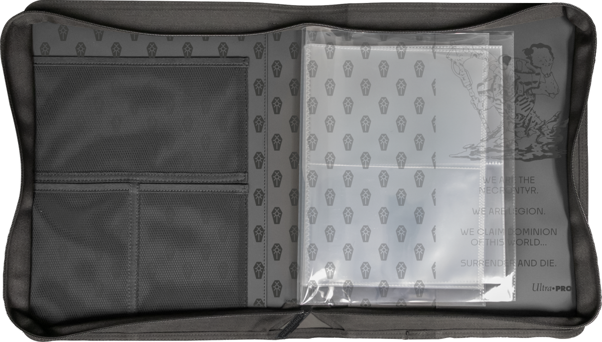 Ultra-Pro: Necron Codex Aligned - Codex Book Folio - Debossed & Printed