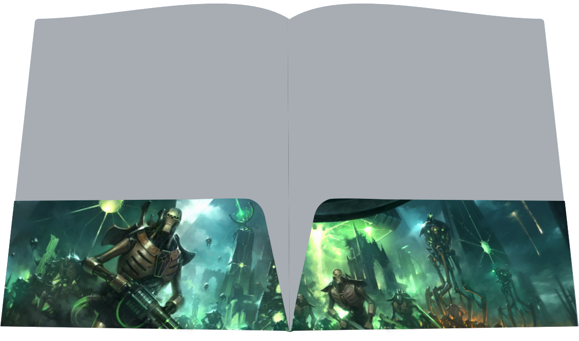 Ultra-Pro: Necron Codex Aligned - Datasheet & Index Card Folio