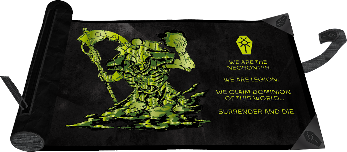 Ultra-Pro: Necron Codex Aligned - Dice Scroll Premium Foil
