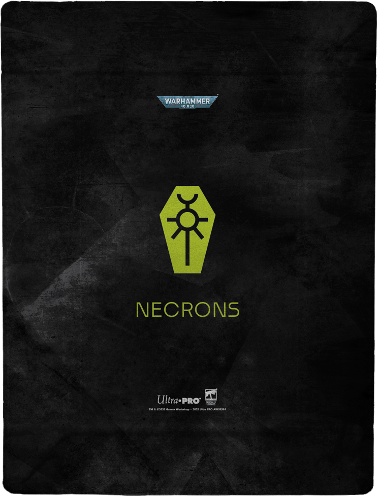 Ultra-Pro: Necron Codex Aligned - Folding Dice Tray Premium