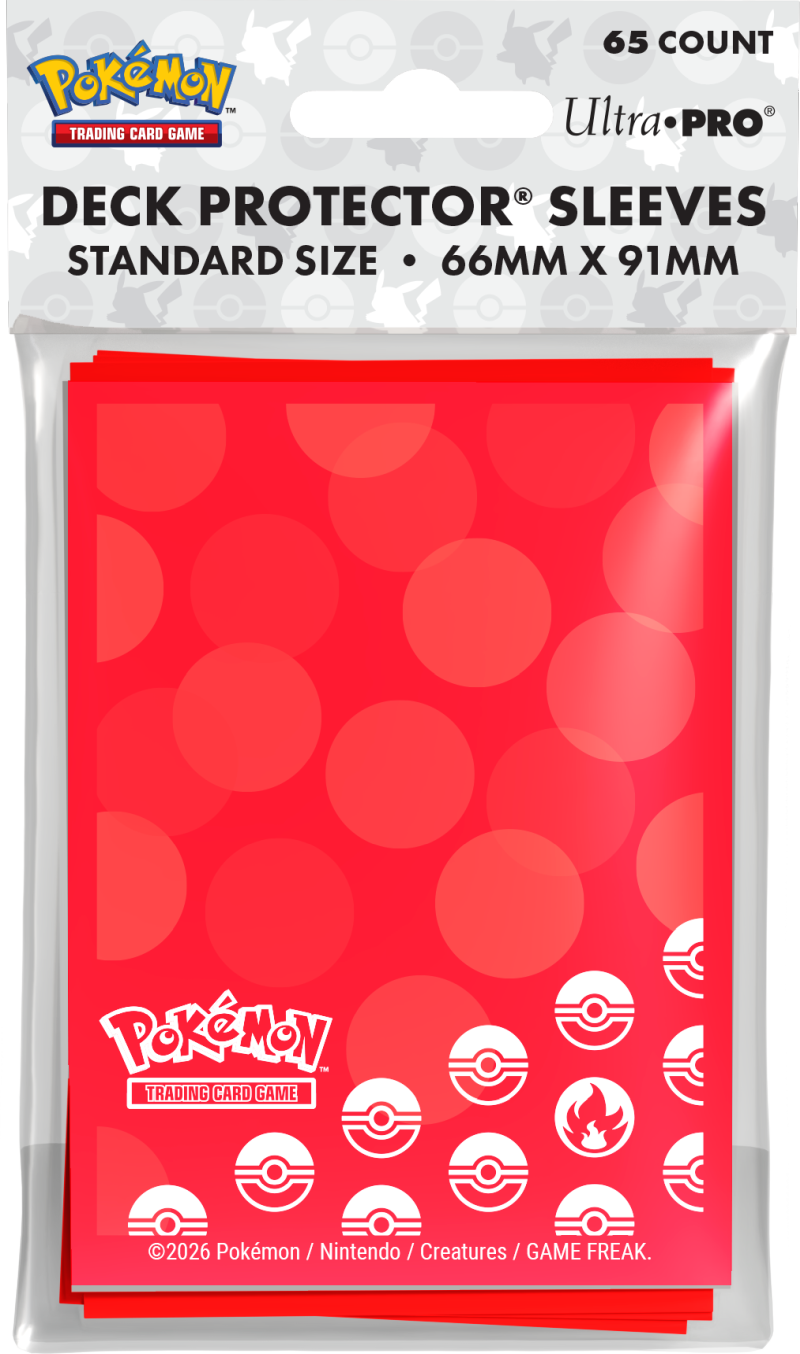 Ultra Pro: Pokemon - Deck Protector Sleeves - Energy - Fire Type (65 szt.)