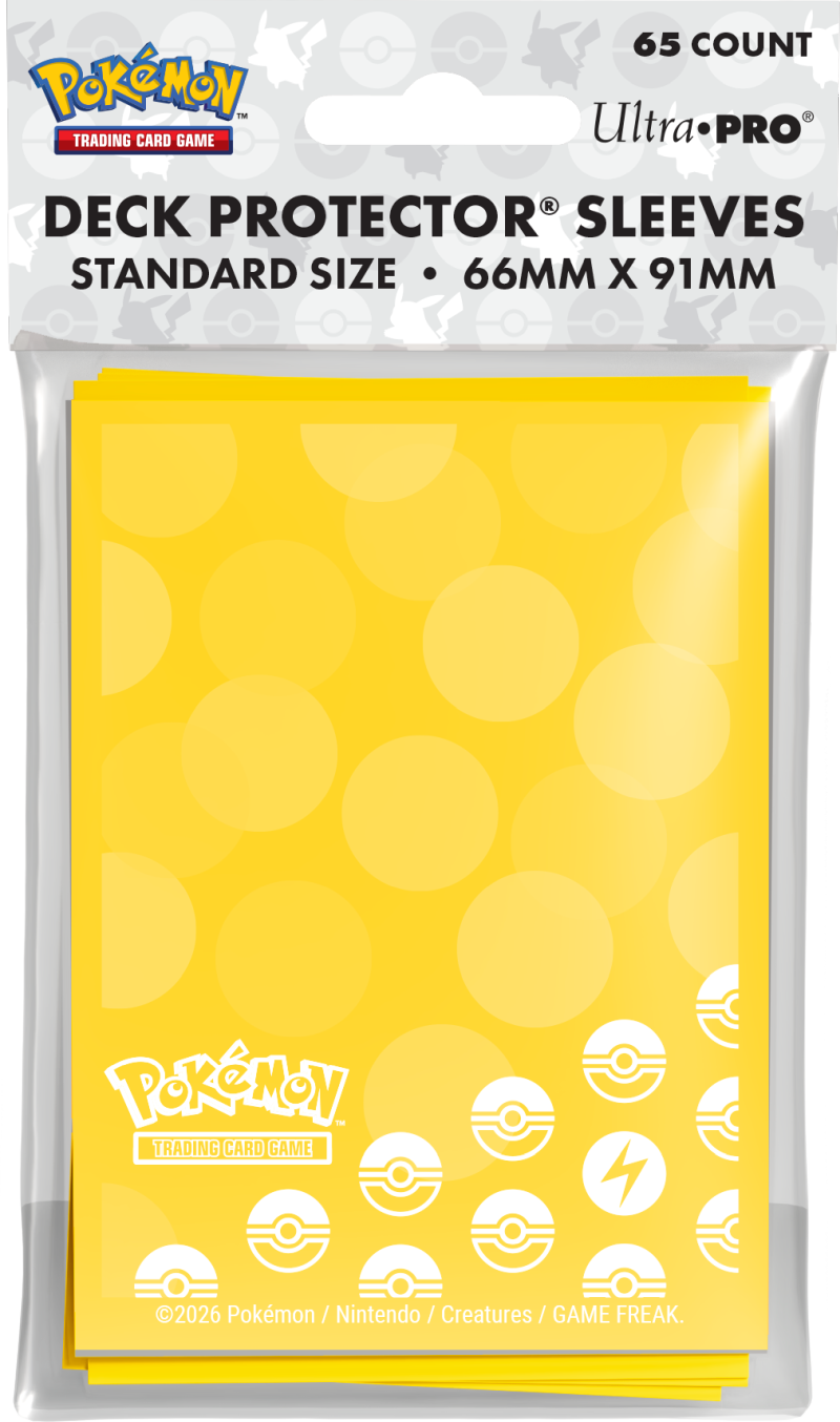 Ultra Pro: Pokemon - Deck Protector Sleeves - Energy - Lightning Type (65 szt.)
