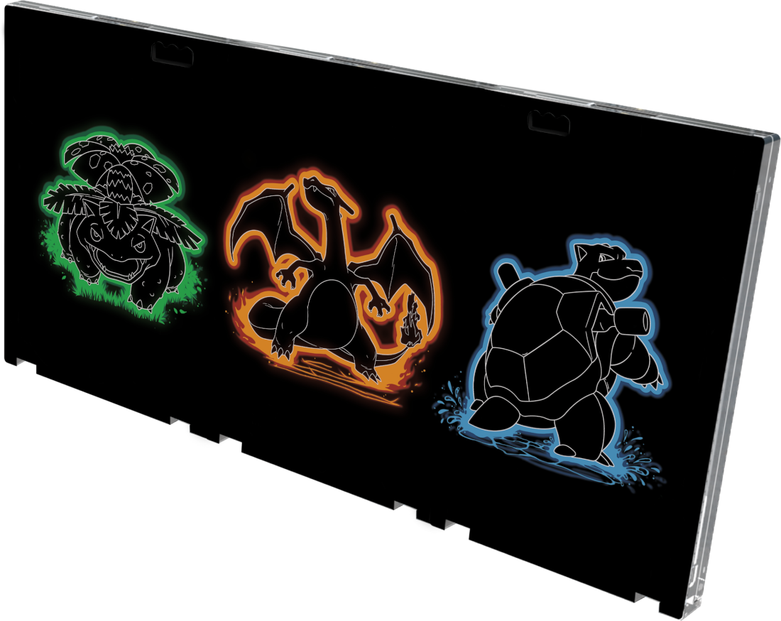 Ultra Pro: Pokemon - One-Touch Edge - 3 Cards - Neon Kanto