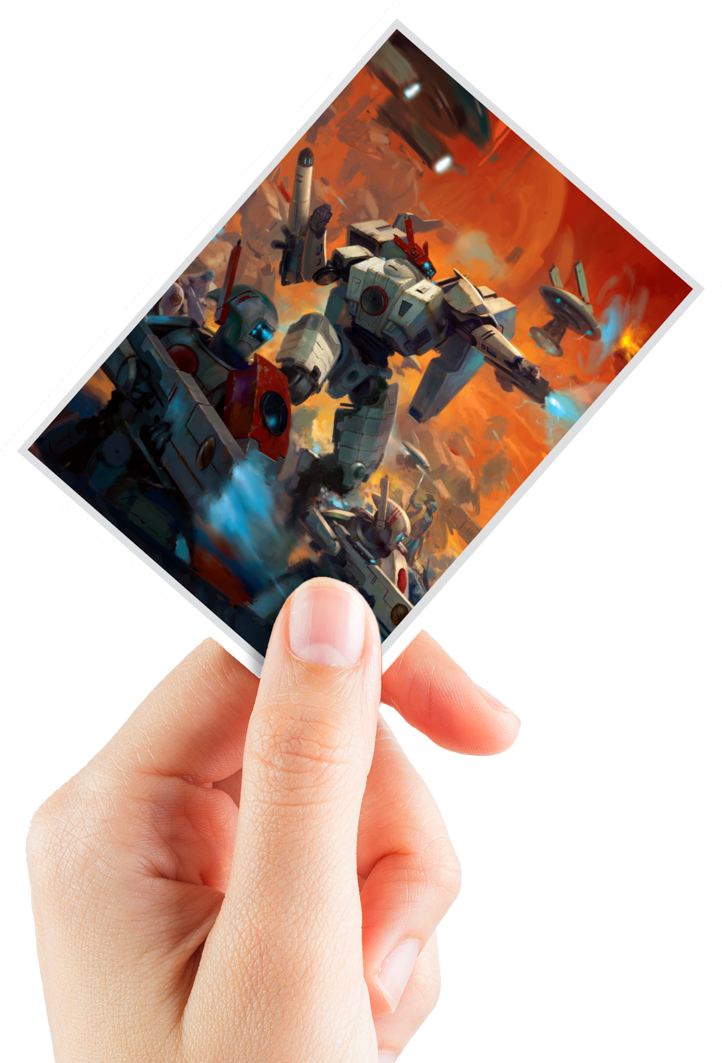 Ultra-Pro: T\'au Empire Codex Aligned - 105ct Apex Deck Protector Sleeves