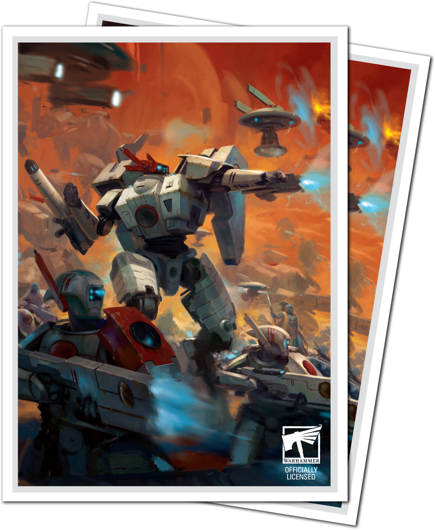 Ultra-Pro: T\'au Empire Codex Aligned - 105ct Apex Deck Protector Sleeves