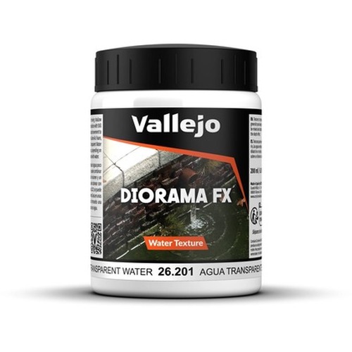 Vallejo: 26.201 - Diorama FX - Water Textures - Transparent water (200 ml)