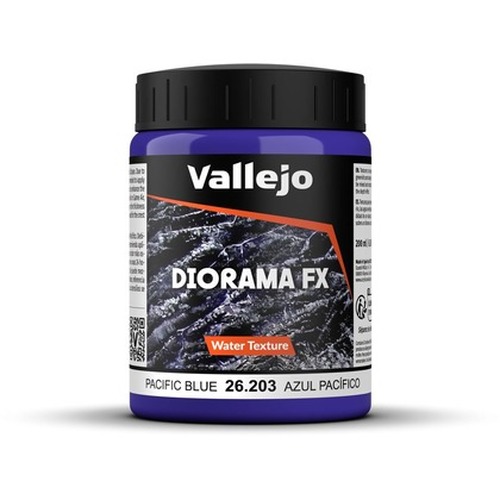 Vallejo: 26.203 - Diorama FX - Water Textures - Pacific Blue (200 ml)