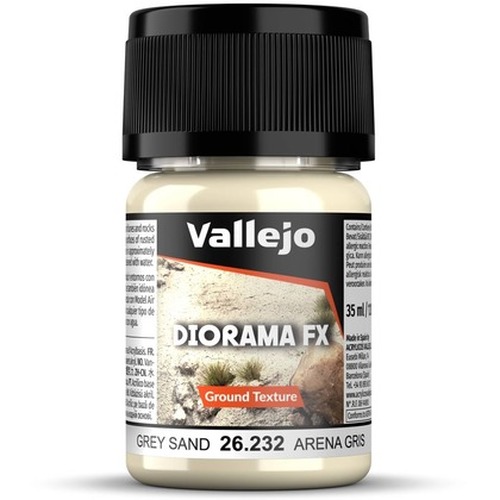 Vallejo: 26.232 - Diorama FX - Ground Textures - Grey Sand (35 ml)