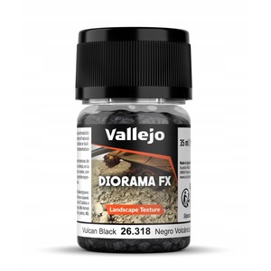 Vallejo: 26.316 - Diorama FX - Landscape Textures - Vulcan Black (2-5 mm)