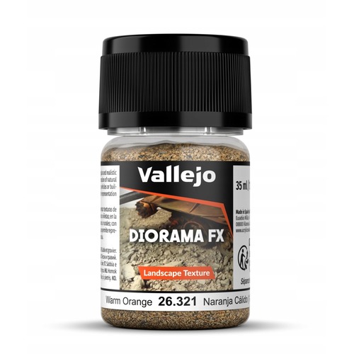 Vallejo: 26.319 - Diorama FX - Landscape Textures - Warm Orange (0,5-1 mm)