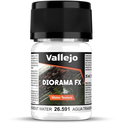 Vallejo: 26.591 - Diorama FX - Water Textures - Transparent Water (35 ml)