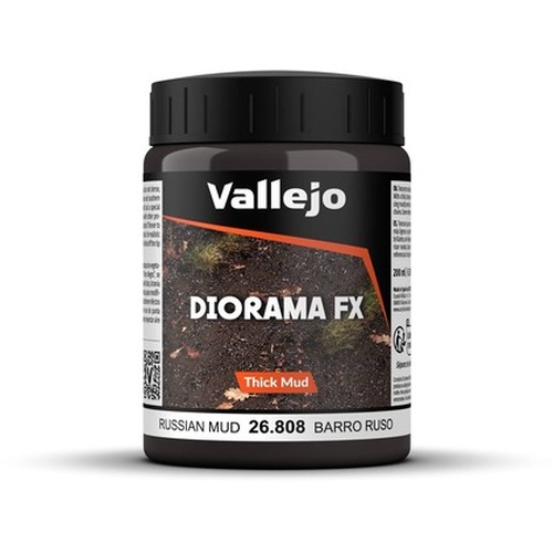 Vallejo: 26.808 - Diorama FX - Thick Mud - Russian Mud (200 ml)