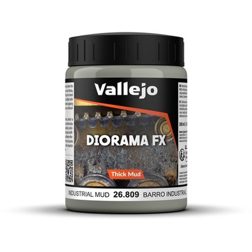 Vallejo: 26.809 - Diorama FX - Thick Mud - Industrial Mud (200 ml)