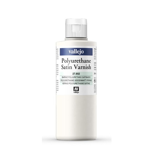 Vallejo: 27.652 - Satin Polyurethane Varnish (200 ml)