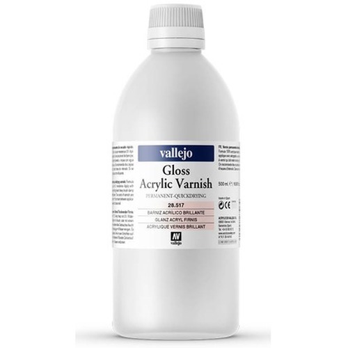 Vallejo: 28.517 - Gloss Acrylic Varnish (500 ml)