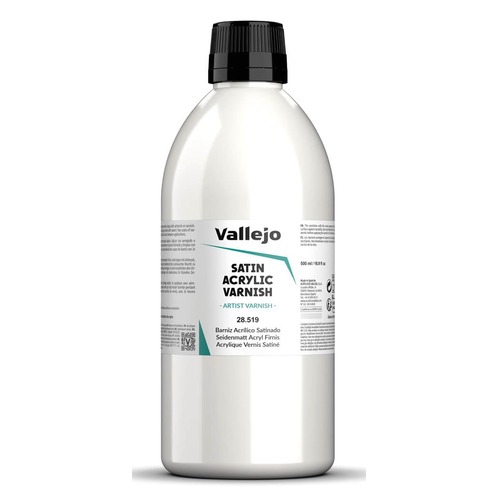 Vallejo: 28.519 - Satin Acrylic Varnish (500 ml)