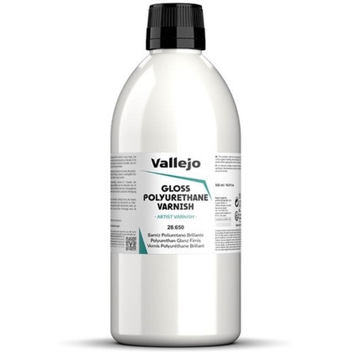 Vallejo: 28.650 - Gloss Polyurethane Varnish (500 ml)