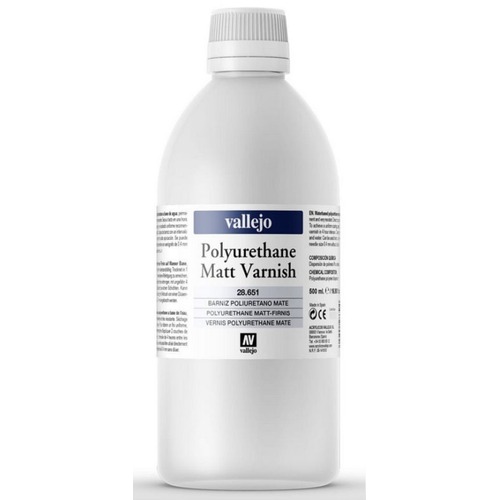 Vallejo: 28.653 - Ultra Matt Polyurethane Varnish (500 ml)