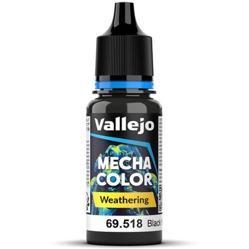 Vallejo: 69.518 - Mecha Weathering - Black Wash (17 ml)