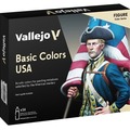 Vallejo: 70.140 - Model Color - Figure - Basic Colors USA (16 x 18 ml)