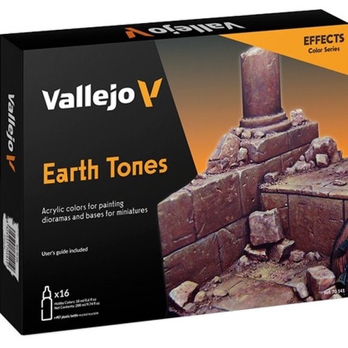 Vallejo: 70.141 - Model Color - Effects - Earth Tones (16 x 18 ml)