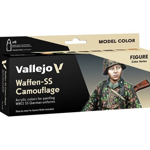 Vallejo: 70.180 - Model Color - Figure - Waffen-SS Camouflage (8 x 18 ml)