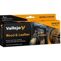 Vallejo: 70.182 - Model Color - Effects - Wood & Leather (8 x 18 ml)