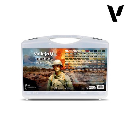 Vallejo: 70.253 - Model Color - Military Case (80 x 18 ml)