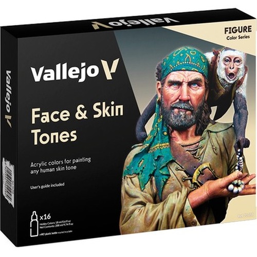 Vallejo: 70.258 - Model Color - Figure - Face & Skin Tones (16 x 18 ml)