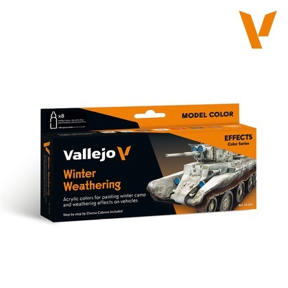 Vallejo: 70.263 - Model Color - Effects - Winter Weathering (8 x 18 ml)