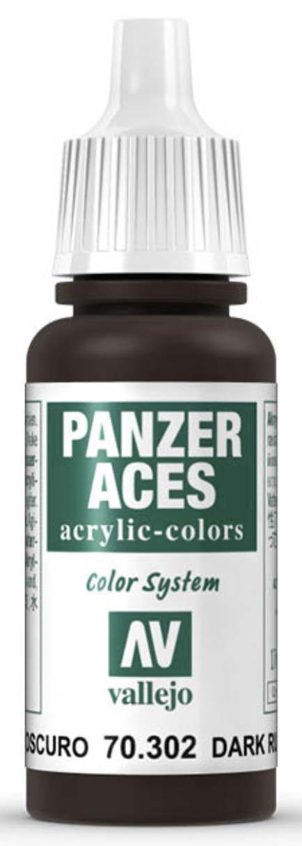 Vallejo: 70.302 - Panzer Aces - Dark Rust (17 ml)