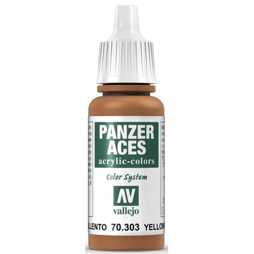 Vallejo: 70.303 - Panzer Aces - Yellowish Rust (17 ml)