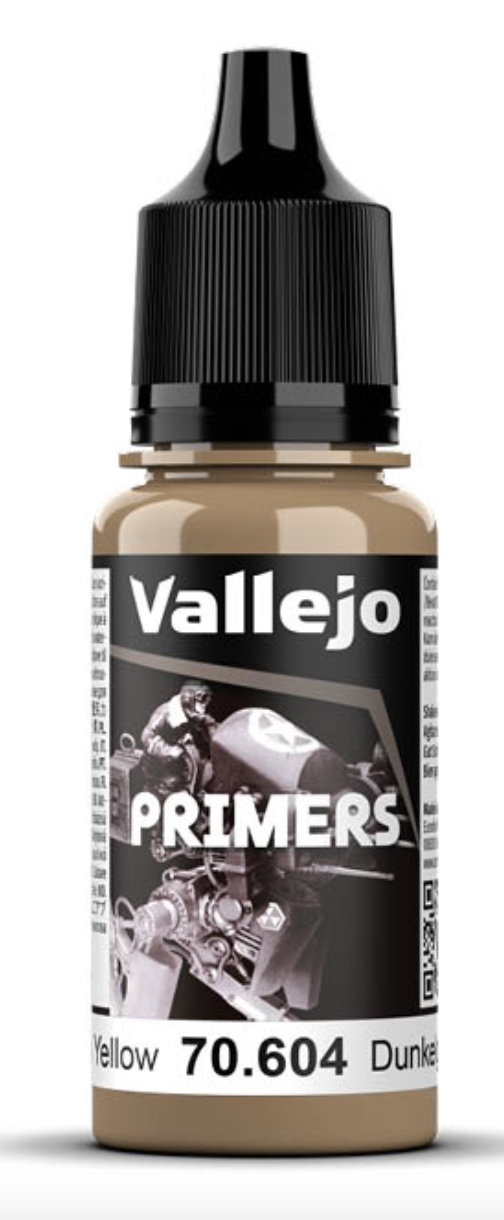 Vallejo: 70.604 - Primers - German Dark Yellow (18 ml)