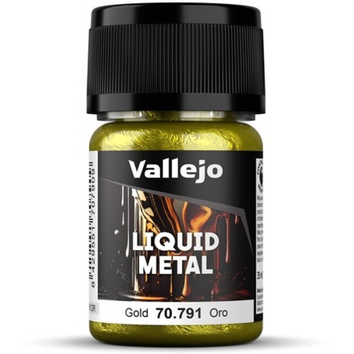 Vallejo: 70.791 - Liquid Metal - Gold (35 ml)