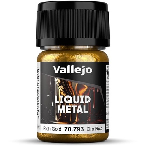 Vallejo: 70.793 - Liquid Metal - Rich Gold (35 ml)